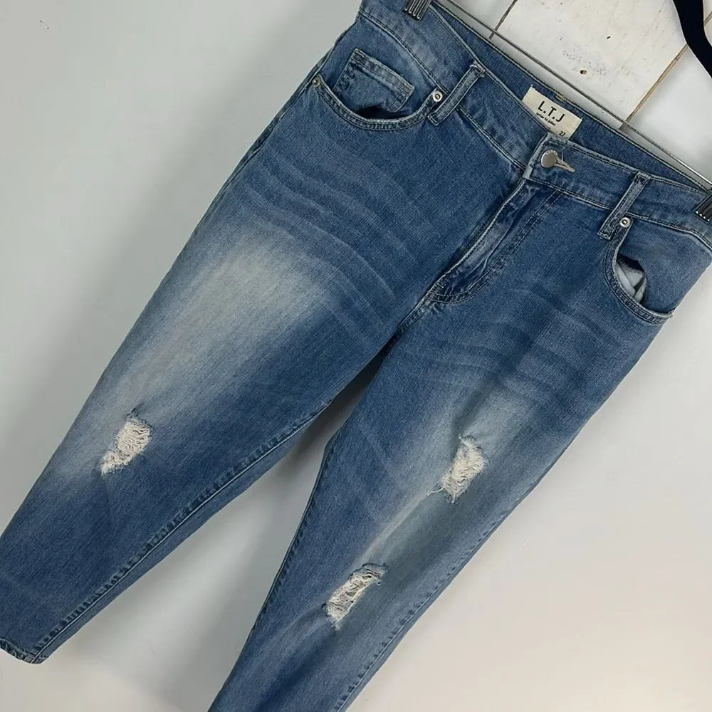 LTJ Letter To Juliet Straight Leg Distressed Women’s Jeans Size 27